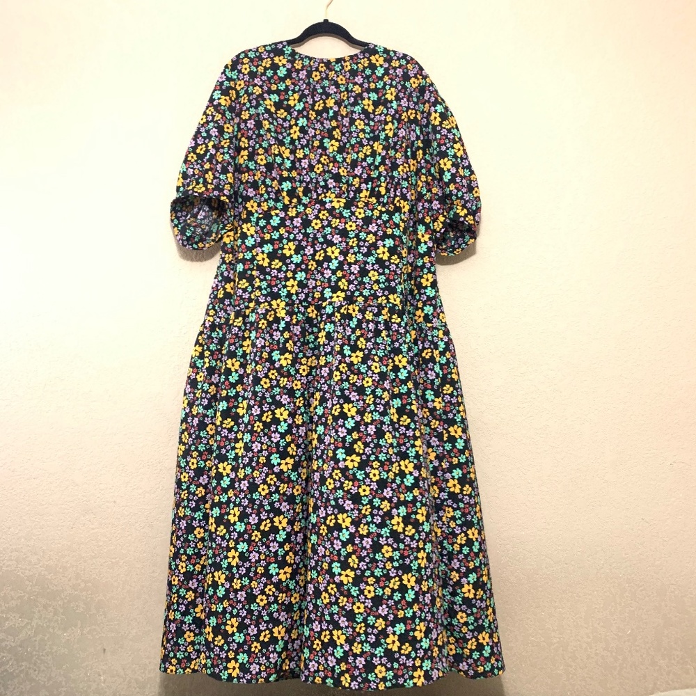 Drop Waist Floral Dress